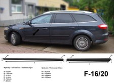 Seitenschutzleisten schwarz für Ford Mondeo IV Baujahre 2007-2014 Rammschutz Seitenschutzleisten schwarz für Ford Mondeo IV Baujahre 2007-2014 Rammschutz