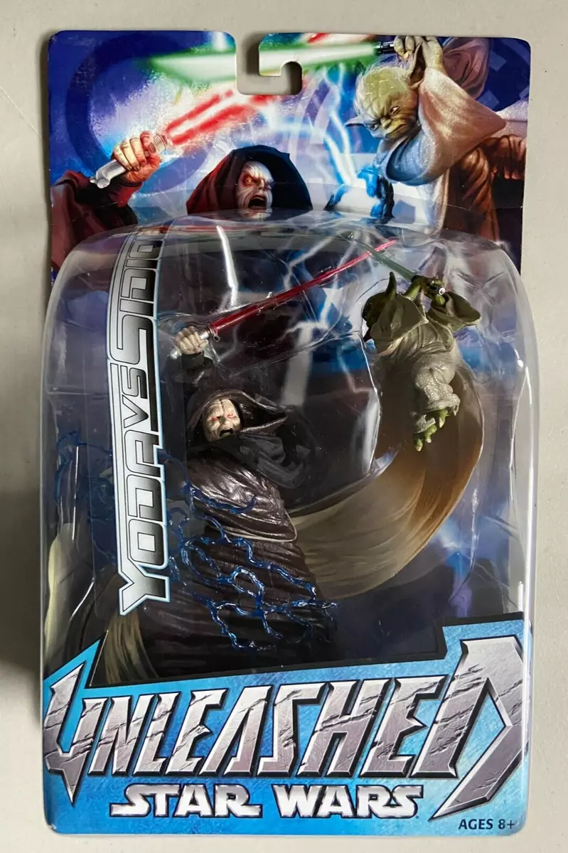 Star Wars Unleashed Yoda vs Darth Sidious Emperor Palpatine Figure Statue  653569045311 | eBay