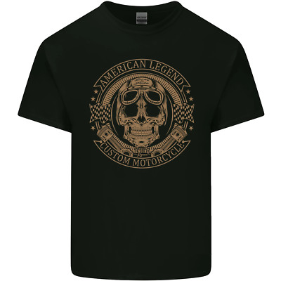 American Legend Biker Motorrad Motorbike Herren Baumwolle T-Shirt Tee Oberteil