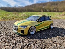 Tuning profondo 1:18 MTM Audi S3 Clubsport con cerchi in vero alluminio Porsche Cup da 19 pollici