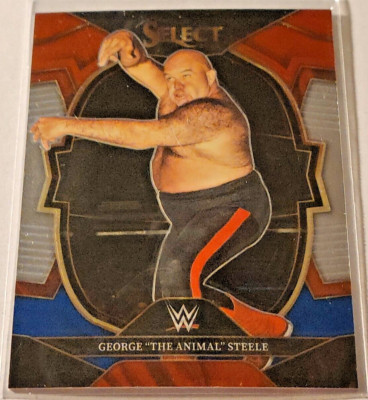 2023 Panini WWE Select Retail Concourse Red & Blue Base Card George Steele #39