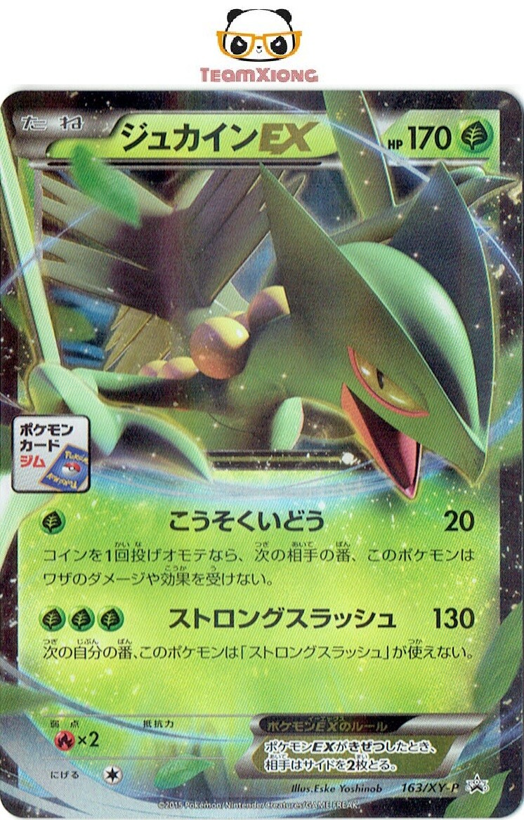 Pokemon Gym Master Deck Build Box 163 Xy P Sceptile Ex Japanese Black Star Promo Ebay