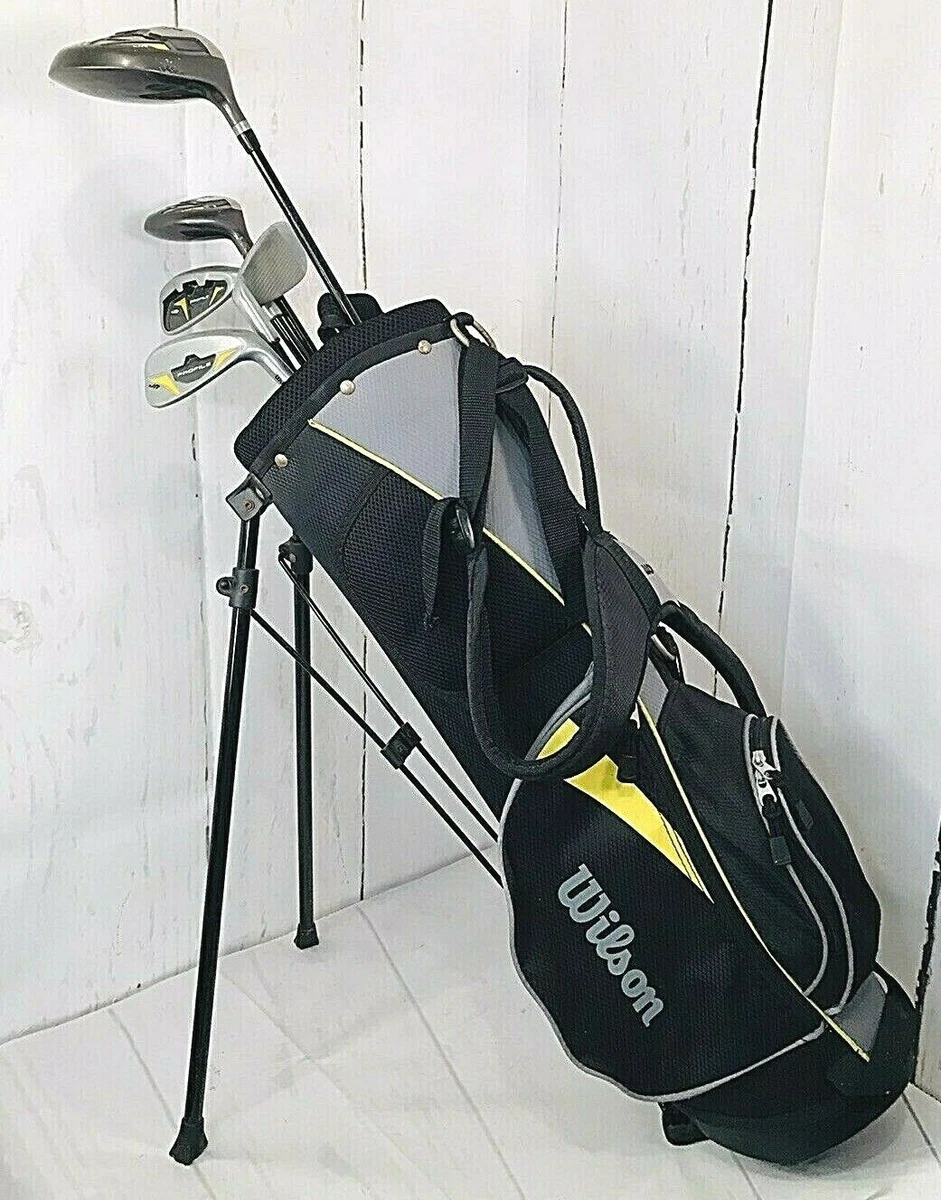 Wilson Profile Junior Youth 5 Clubs Golf Club Set and Bag Right Handed 1076E1