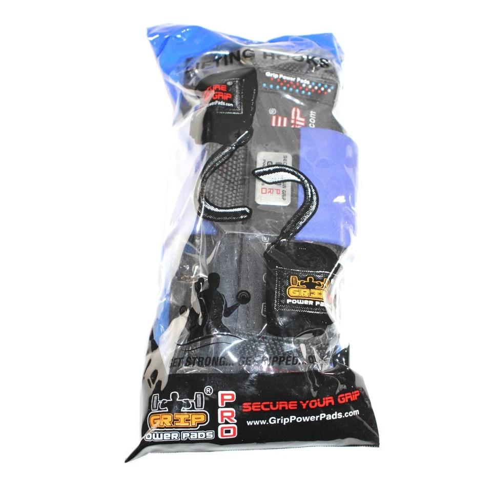 Weight Lifting Hooks Heavy Duty Lifting Wrist Straps Pull Ups Deadlift Large - Image 4 of 4