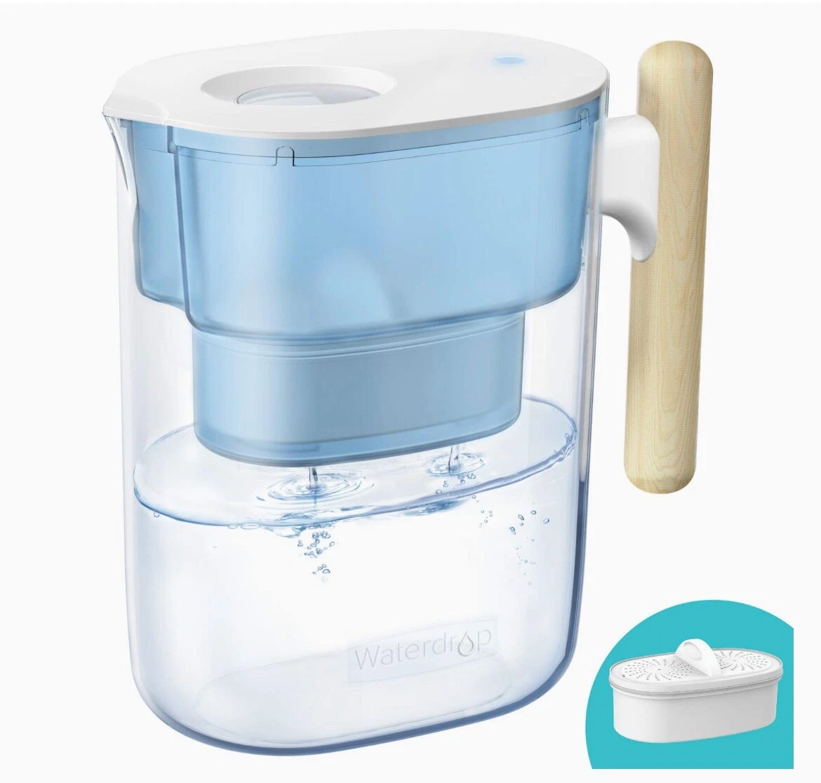 蓝色过滤水壶净水器| eBay