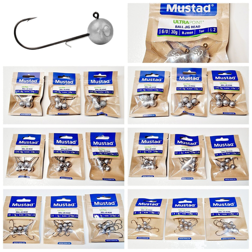 K.P Hameçon Mustad Poisson Tête Vertical Jig Head Vertikalfischen Norvège