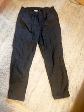 Columbia Omni-Tech Women  s L Black Waterproof Rain Pants Elastic Waist Outdoor