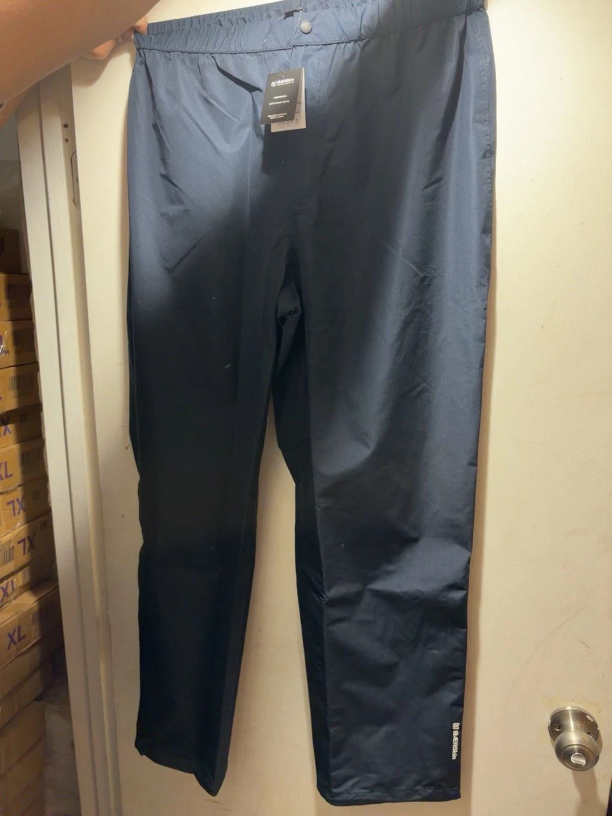 Baerskin Tactical Rain Pants Mens L Navy Polyester Lightweight Hunting Camp
Opens in a new window or
