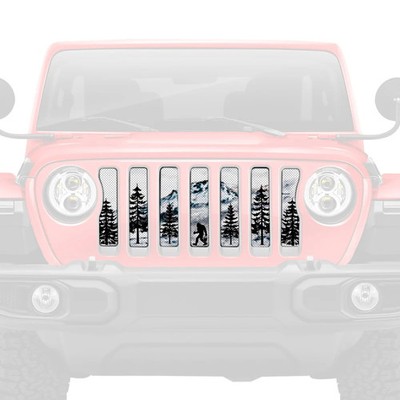 For Jeep Gladiator 20-25 Main Grille 1-Pc FisherFoot Colorado Bigfoot Style