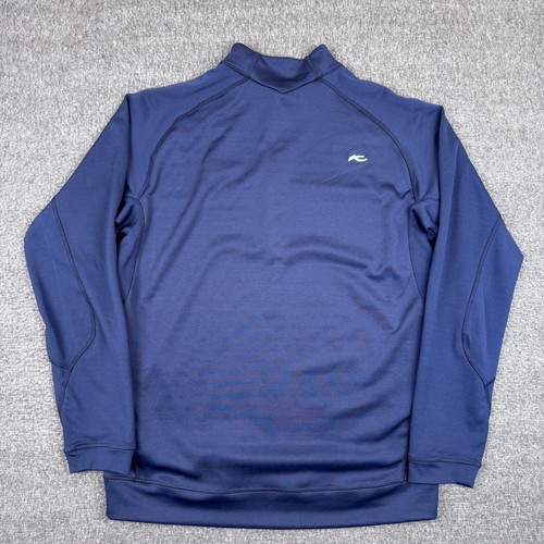Kjus Keano Half Zip Pullover Mens 52 Large Blue Golf Performance Active UV 50 - Picture 6 of 9