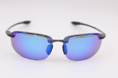 Maui Jim Ho'okipa Gray Rectangle Mj407-11 Polarized Sunglasses 64