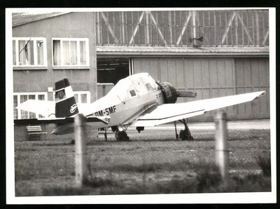 Fotografie Flugzeug Zlin Z37 Interflug DM-SMF, Sprüh- und Streuflugzeug 