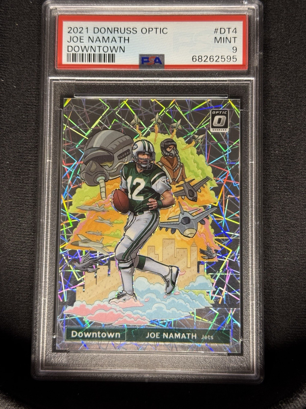2021 Panini Donruss Optic - Downtown Joe Namath #DT-4 PSA 9 Jets