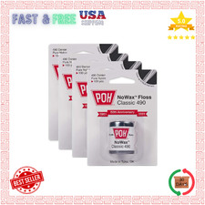 Dental Floss Unwaxed, 100 Yard- 4 Packs, Nylon Unflavored String Dental Floss 