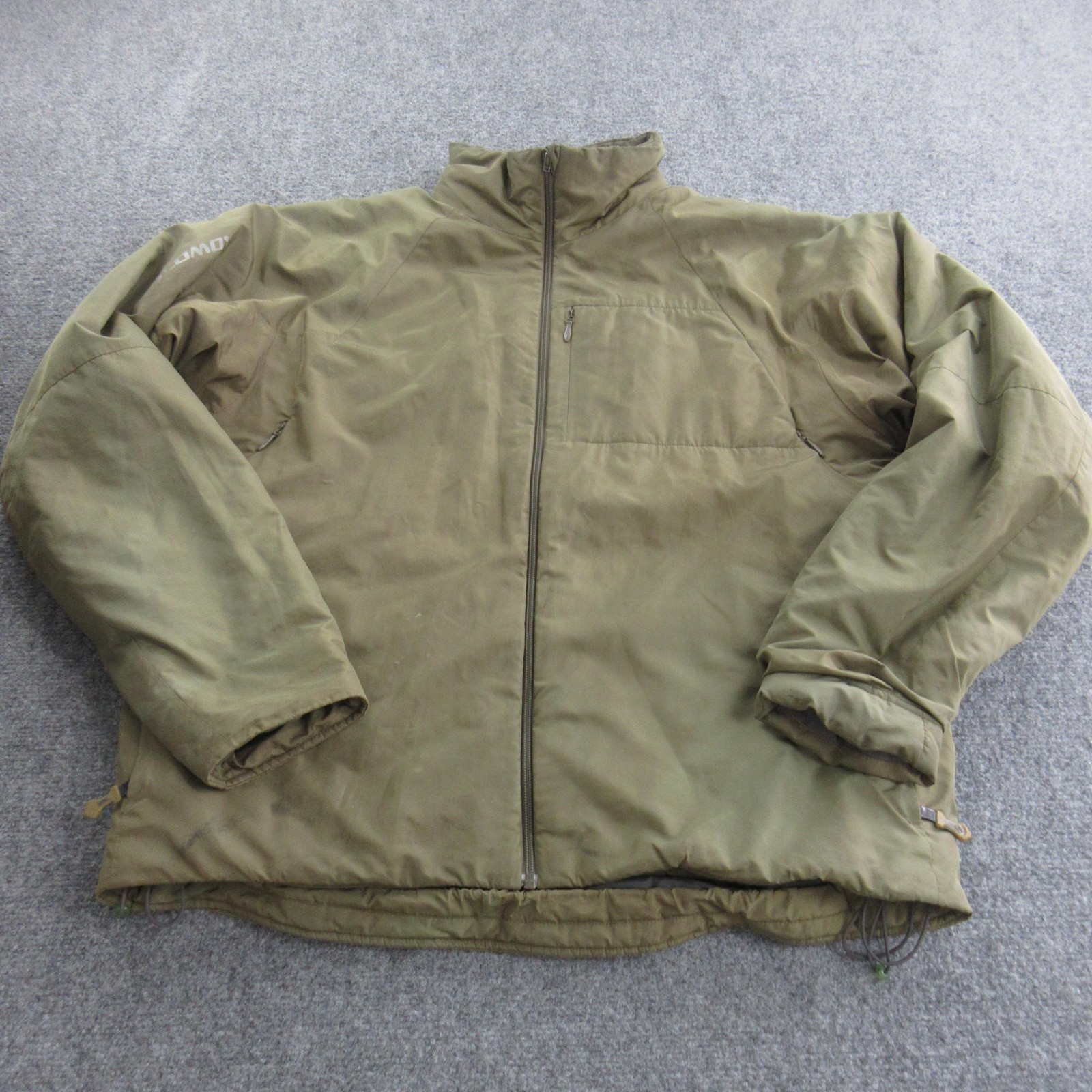 Chaqueta Salomon Para Hombre Grande Verde Aislada Esquí Snowboard Invierno Cremallera Abrigo Exterior