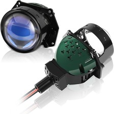 3.0 Inch Bi-LED Projector Lens with High Low Beam - 110W/pair 20,000LM 6000K Whi
