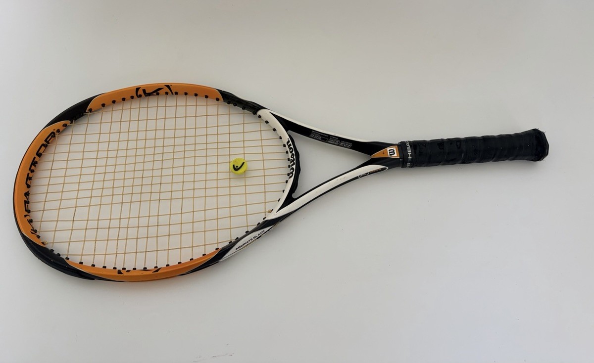 WILSON (K)Factor Zen Arophite Black Tennis Racquet 4 1/4” 103 sq
