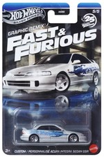 Hot Wheels Acura Integra Sedan Gsr Fast Furious Graphic Remix Silver Series Hot Wheels Acura Integra Sedan Gsr Fast Furious Graphic Remix Silver Series