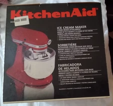 KitchenAid KICA0WH Ice Cream Maker Attachment - Excludes 7, 8, and most 6 Qua...