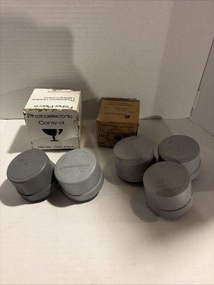 FISHER PIERCE Photoelectric Outdoor Dusk/Dawn Contoller Lot of 5 New/Old Stock