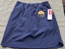 Cat and Jack Navy Blue Skirt Skort with Bike Shorts Girls Size 14 School Uniform