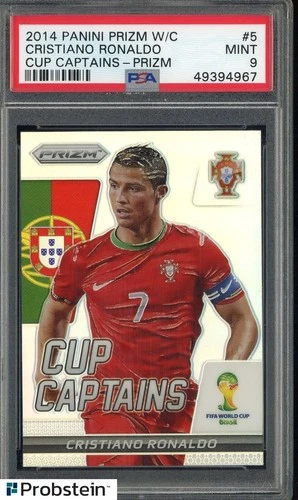 2014 Panini World Cup Ronaldo Silver Prizm