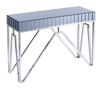 Eleganter Grauer Holz-Konsolentisch Modern Stilvoll