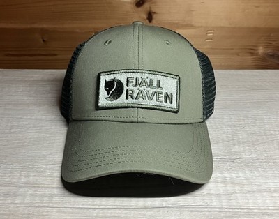 Fjallraven Hat Snap Back Size L/XL Green Mesh Back Trucker Cap Outdoors Hiking