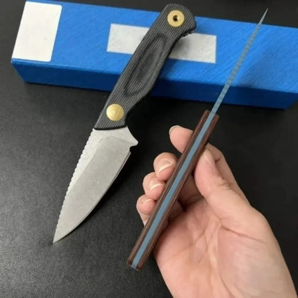 BM Dacian 203bt 实用刀 D2 钢制刀片 G10 手柄户外生存 — 第 3/4 张图片