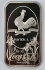 Vintage Coca Cola Sumter, South Carolina 75th Anniv 1 oz .999 Silver Art Bar