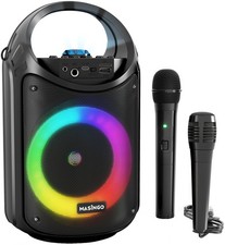 Karaoke Machine for Kids and Adults with 1 Wireless Karaoke Microphone and 1 ...