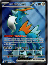 Cobalion ex CRI 103/086 Pokémon Chaos Rising Ultra Rare Holofoil EN NM