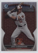2023 Bowman Draft Chrome Refractor Jake Cunningham #BDC-198 kd0