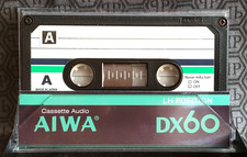!! SELTEN RAR _# AIWA DX C-60 LH Position, TYPE I/Japan/TOP ZUSTAND-Wie NEU!!
