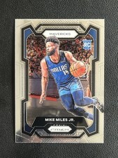 Mike Miles Jr. 2023-24 Panini Prizm Mavericks Base RC #295