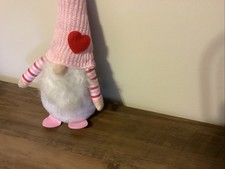 Pink Valentines Day Gnome For Decoration And More