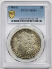 1902-S $1 PCGS Gold Shield MS 64 (Better Date) Morgan Silver Dollar