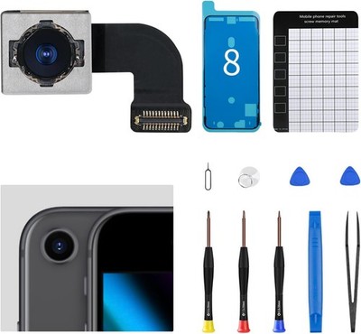 For iPhone 8 Main Rear Back Camera Replacement HD Video HDR Photo NEW 12MP Lens