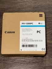 Canon PFI-1300PC Photo Cyan Ink Cartridge 0815C001 0815C001AA 8/2025 SEALED NEW