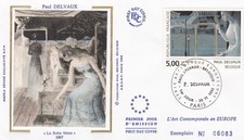 FRANCE 1992 FDC PAUL DELVAUX YT 2781
