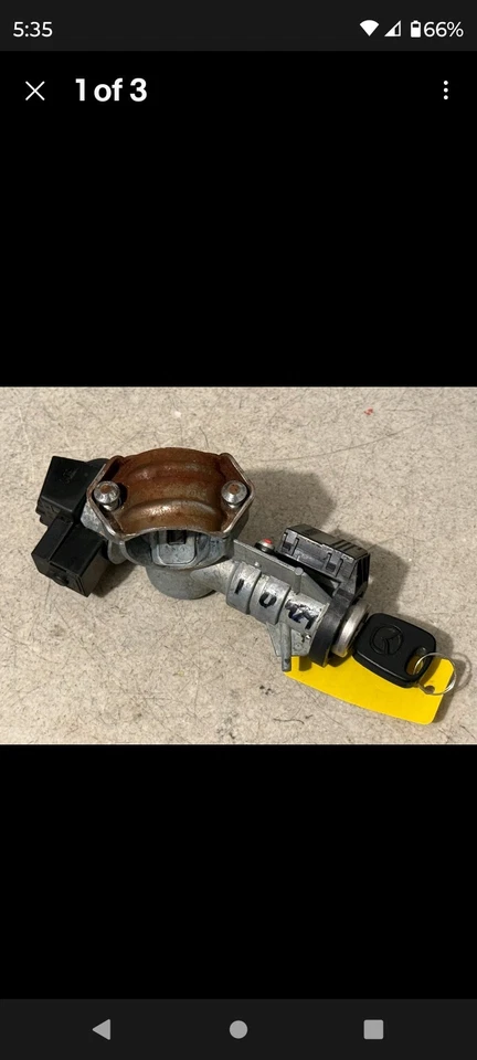 01-06 Mazda Tribute interruptor de trava de ignição chave imobilizadora 98VP-15607-AB - Imagem 3 de 3