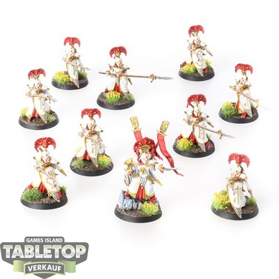 Lumineth Realm Lords - 10x Vanari Auralan Wardens - bemalt