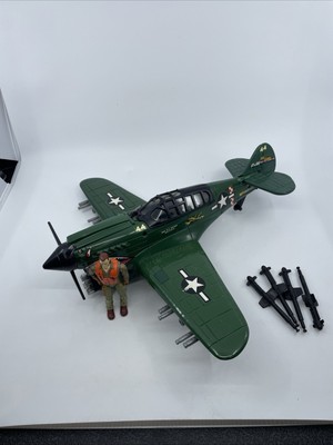 Vintage GI Joe Sgt. Savage P-40 Warhawk WWII Toy Plane HASBRO | eBay