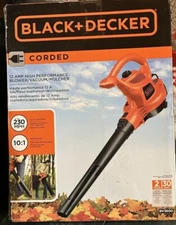 Black+Decker BV3600 12 Amp 3-in-1 Corded Electric Leaf Blower/Vac/Mulcher