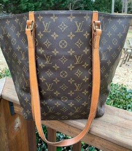 Authentic LOUIS VUITTON Monogram Sac Shopping Tote-Large Handbag | eBay