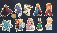 Disney Stickers - Disney Frozen Lot of 10 Stickers. - Free Shipping