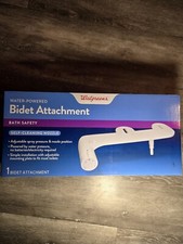 Water Powered Bidet Attachment Fits Most Toilets White - NEW SELF CLEANING