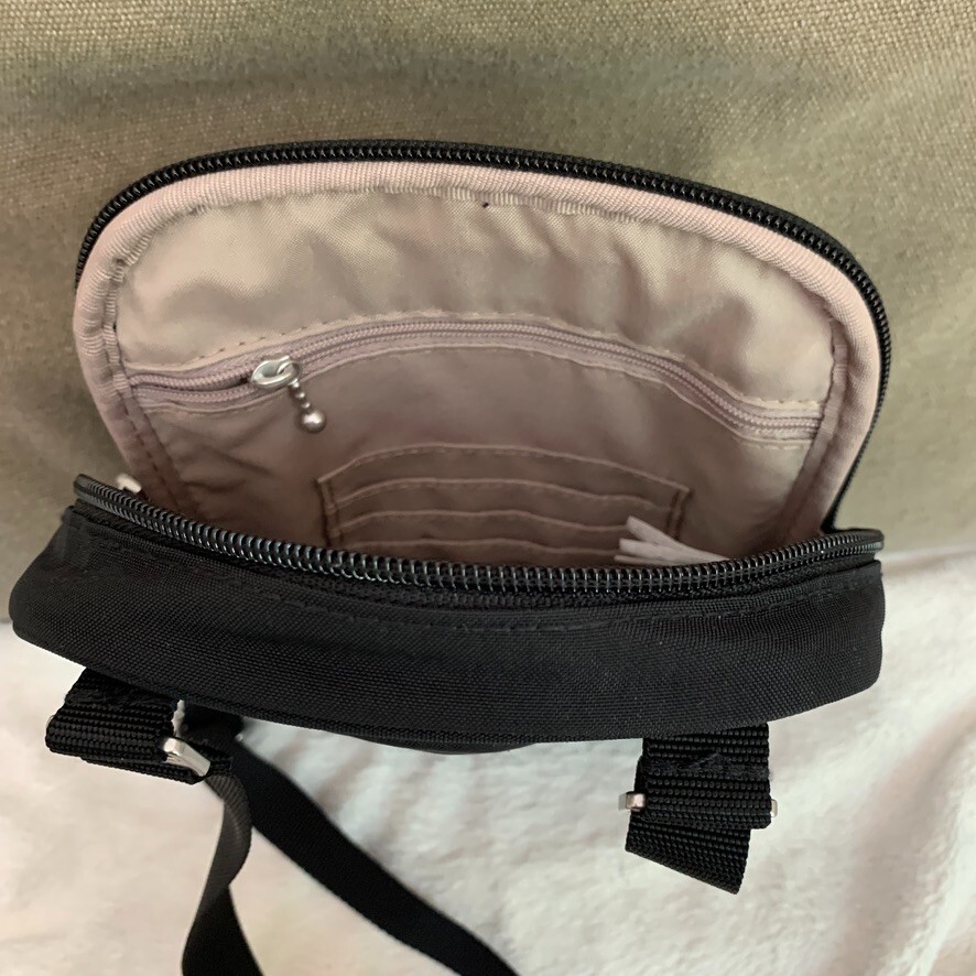 Baggallini Journey Women's Black RFID Blocking Nylon Multi Pocket