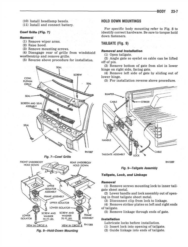 Repair Manual - General - 1989 Jeep Wrangler | O'Reilly Auto Parts - Foto 2