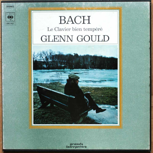 BACH • THE WELL TEMPERED KEYBOARD • GLENN GOULD • 4 LP BOX • VG+/NM- • CBS 77427 - Picture 1 of 3